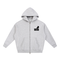 Social Relics™ Chronos Tour Oversized Zip Hoodie – Cosmic Stone