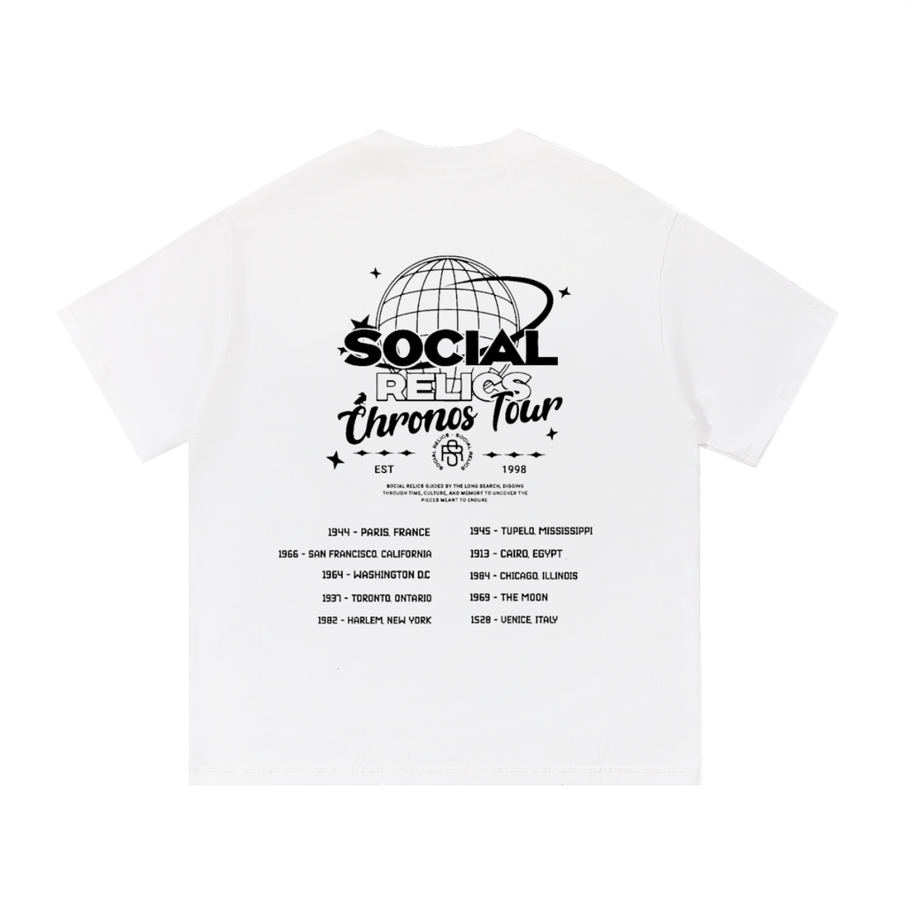 Social Relics™ Chronos Tour T-Shirt – White