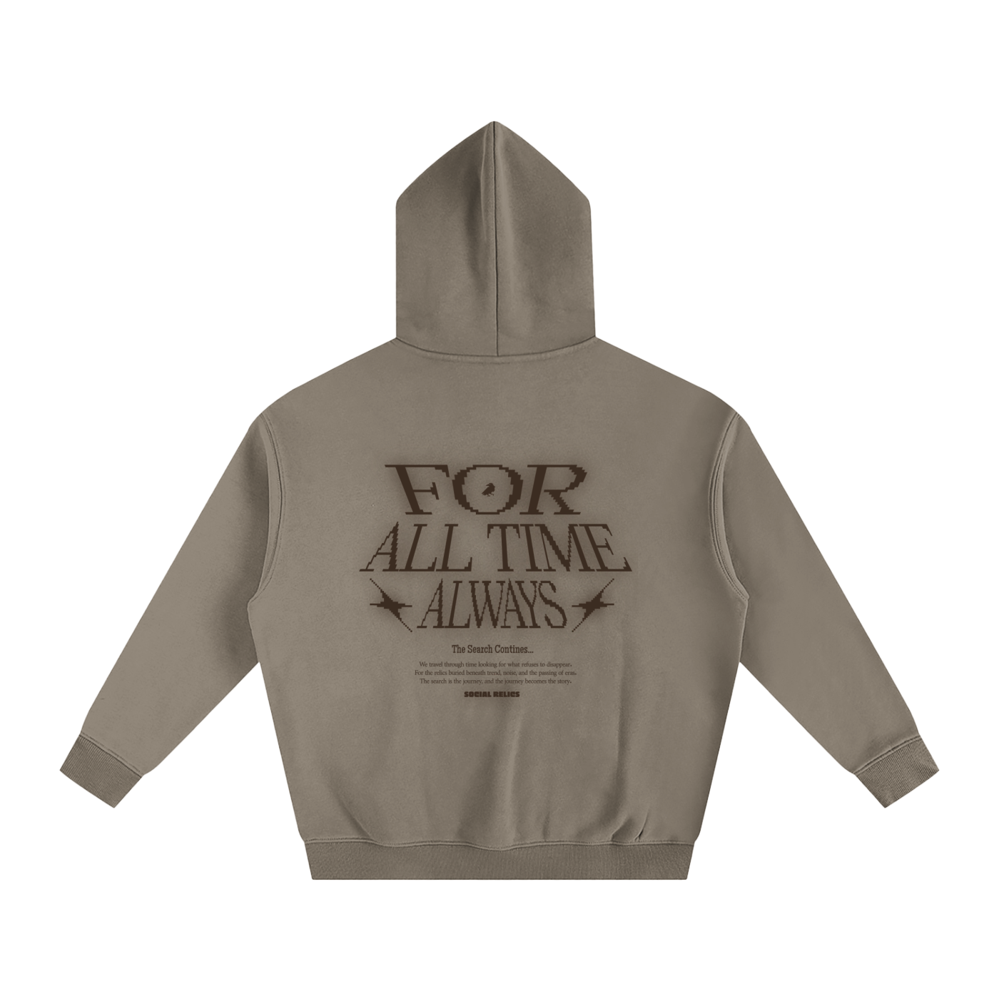 Social Relics™ All Time Hoodie – Dusty Chocolate